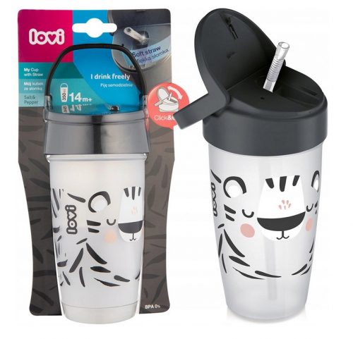  Lovi tazza junior con cannuccia 350ml 14m+