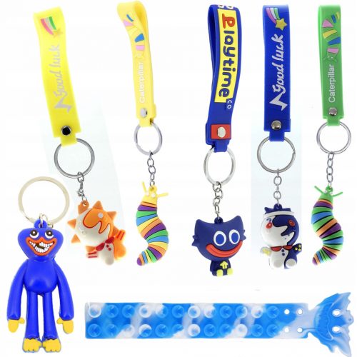  7x SET Huggy Wuggy popit Squidopop portachiavi calamaro