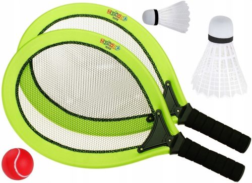 Nicola.Toys 3973 set badminton rosso 5 pz.