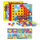  Puzzle educativo Montessori con bottoni in mosaico