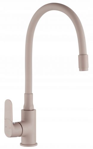 Rubinetto da cucina da pavimento Invena Joga Plus, beige