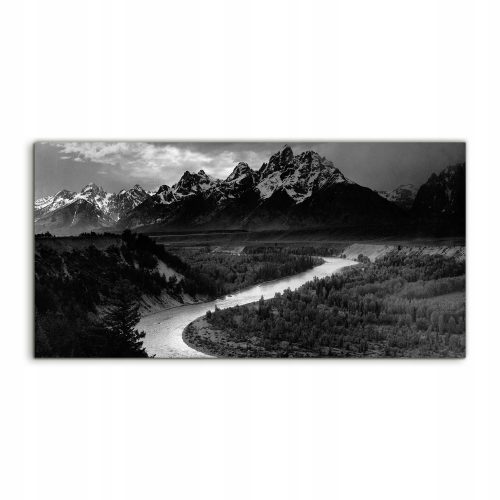 Foto sul fotoquadro River Mountains Vintage 100x50