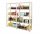  Libreria portagiochi in legno 170X170X38 5p