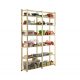  Libreria portagiochi in legno 220X170X28 7p