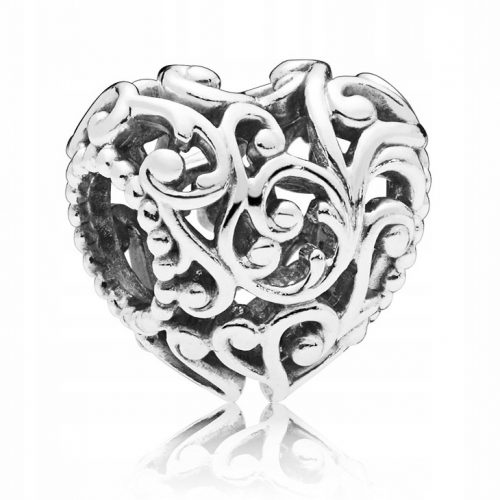  Charms Ciondolo CUORE in argento per bracciali C2