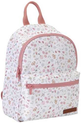  Zaino asilo bambina Little Dutch monocomparto, bianco, sfumature di rosa