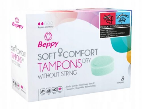  Assorbenti senza cordino Assorbenti Beppy Dry BP002A 8 pz.