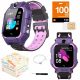  Localizzatore GPS Smartwatch Orologio smartwatch per bambini Q19 tonalità di viola