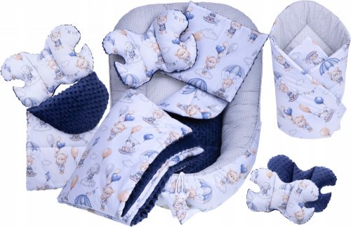  BABYMAM BABY COCOON NIDO MINKY GIOCATORE 7 ELEMENTI.