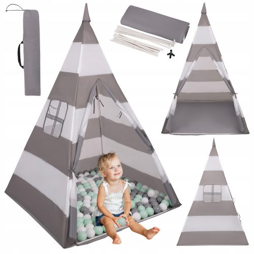 TENDA TIPI PER BAMBINI Teepee WIGWAM 100 PALLINE