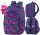  Zaino scolastico multiscomparto CoolPack Sfumature di viola, Sfumature di blu, Sfumature di rosa 20 l