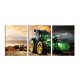 3x QUADRO DA PARETE Trattore John Deere 50x70