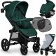  Passeggino Lionelo Plus Annet verde foresta + Tendine parasole per finestrino auto. 2 Ombrelloni Lionelo