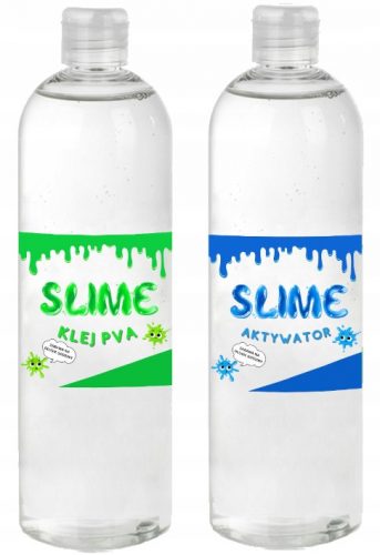  Colla PVA + attivatore PER slime slime 2x1 litro 2L