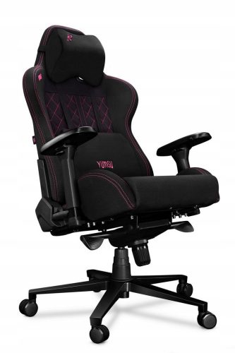  Sedia da gaming Yumisu 2050, tessuto nero