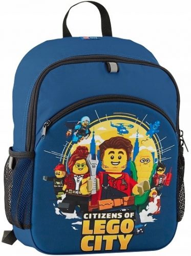 Zaino scolastico a scomparto singolo LEGO City LEGO Shades of Blue, Multicolor, 11 anni