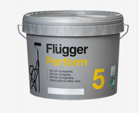 Pittura murale acrilica Flügger 9,1 l Bianco opaco