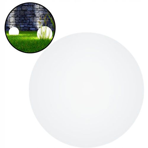  Palo luminoso Global Led E27 tondo 40 cm bianco