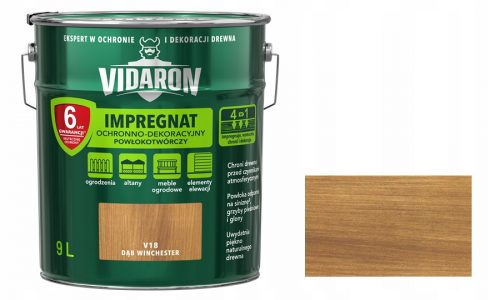 Vidaron V18 Impregnante per legno Rovere Winchester 9 l