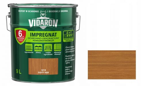 Vidaron V19 impregnante filmogeno Rovere dorato 9 l