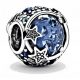 MD charms pallina stelle blu lucide | S925