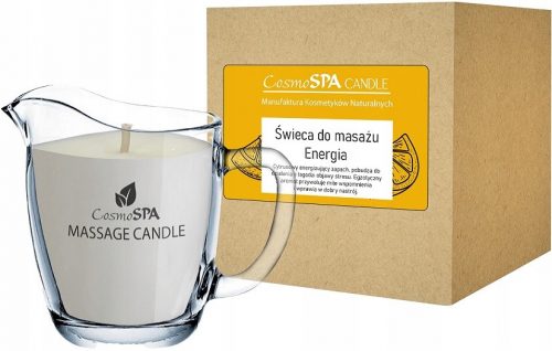  CANDELA DA MASSAGGIO AL BURRO DI KARITÈ, ENERGETICO 220 G