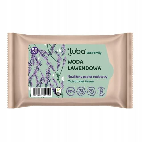  LUBA CARTA IGIENICA UMIDA LAVANDA 50 PZ