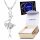  Collana a catena in argento con Ballerina Ballerina che balla ARGENTO