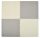  Tappetino educativo Humbi 62x62 4 pezzi, grigio