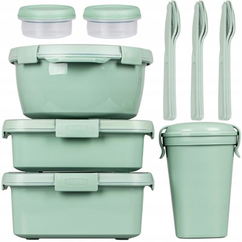 Lunchbox Contenitore per Alimenti Colazione Insalata 1.6 + 3 altri prodotti