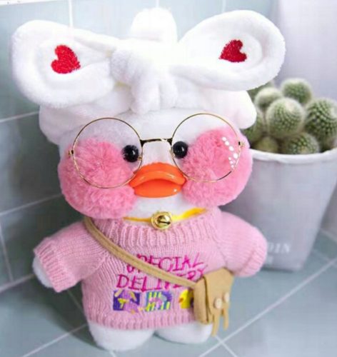  Peluche anatra Lalafanfan 30 cm