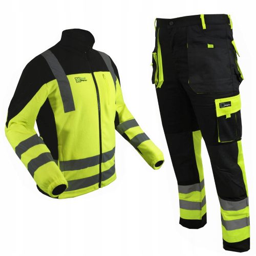 Pantaloni da lavoro GoodMajster ADMIRAL + RANGER HI-VIS, taglia L