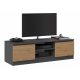  MOBILE TV TAVOLO ANTRACITE 120 CM, ROVERE ARTIGIANALE