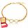  Bracciale in oro 925 con incisione Infinity