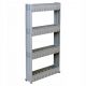  Mobile da bagno su ruote Gockowiak 54 x 101,5 x 12,5 cm grigio