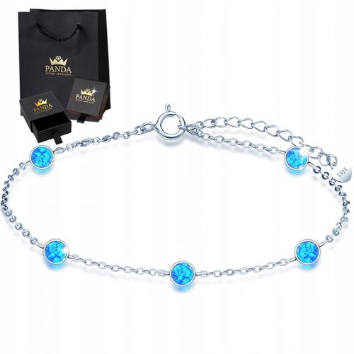  Bracciale in argento con opale regalo per la moglie della madre