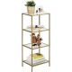  Scaffale Songmics Gold 40 cm x 95 cm x 30 cm oro