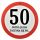  Cartello stradale GUIDA SHARP 50° compleanno + GRATUITO