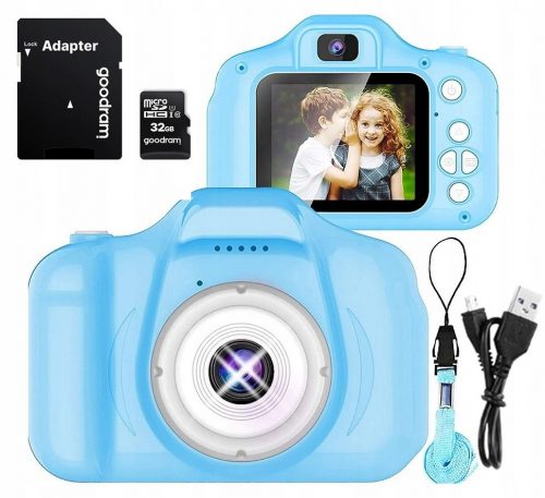  Fotocamera per bambini FORTRADE 2 3 Mpx + scheda microSD Scheda microSD Goodram 32 GB 32 GB