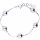  Bracciale da donna a sfere in argento 925, ARGENTO 925