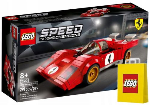  LEGO Speed Champions 76906 1970 Ferrari 512 M + Sacchetto di carta LEGO 001-2021-2022-2023-2024