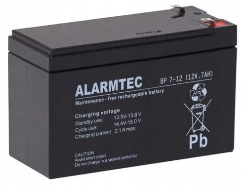 BATTERIA ALARMTEC BP 7 Ah 12 V 7-12