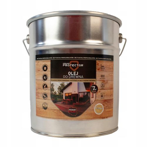 Olio Naturale per Legno di Castagno 9L Dekspol