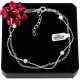  BRACCIALE IN ARGENTO DOPPIE SFERE, ARGENTO 925