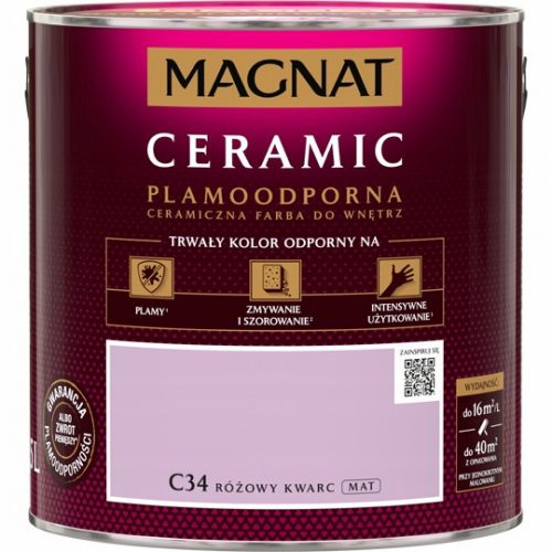 Pittura murale ceramica Magnat 2,5 l C34 Quarzo rosa opaco