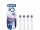  Testine per spazzolino elettrico Oral-B iO Radiant White, 4 pezzi