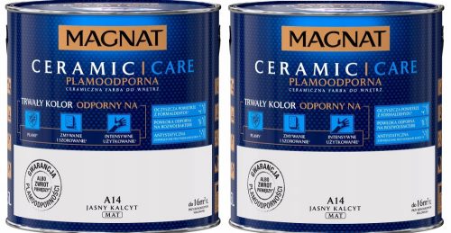 Magnat pittura murale ceramica 2,5 l Calcite chiara A14 opaca