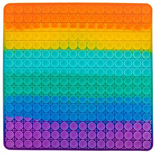  GIOCATTOLO SENSORIALE PUSH POP IT RAINBOW XXL 30x30