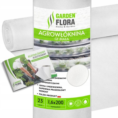 Agrotessile - Copertura agrotessile (inverno-primavera) Gardenflora bianco 160 x 20000 cm 23 g/m²