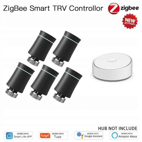  Testa termostatica ZigBee*5+Controller gateway*1